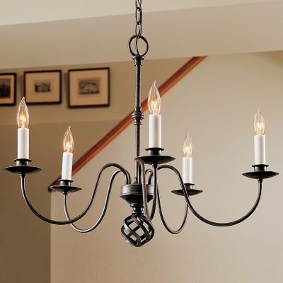 Ball Basket Five Arms Chandelier by Hubbardton Forge - Starlight Lighting USA and Canada